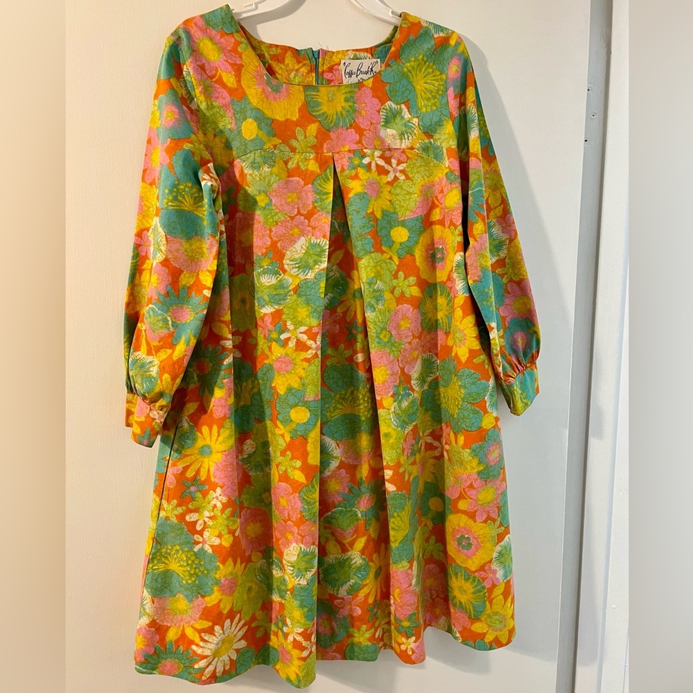 Mini Dress by Miss Elaine Retro Vintage Groovy 60’s 70’s